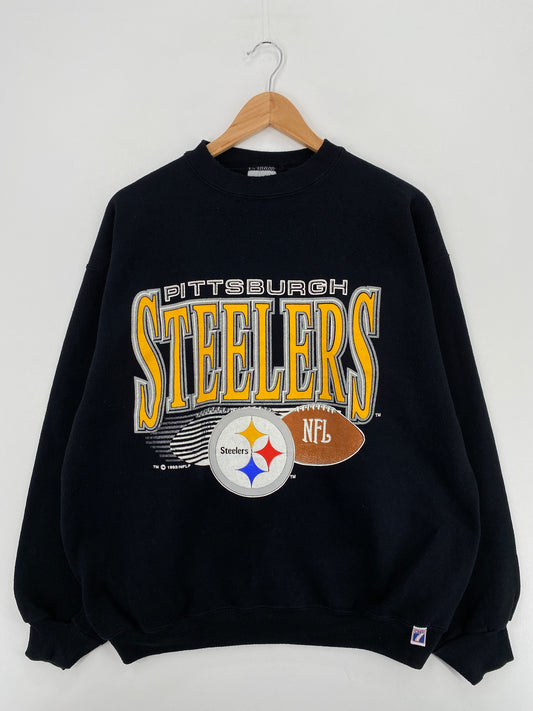 1992 PITTSBURGH STEELERS Size XL Vintage NFL Sweat - Shirt/ A5563