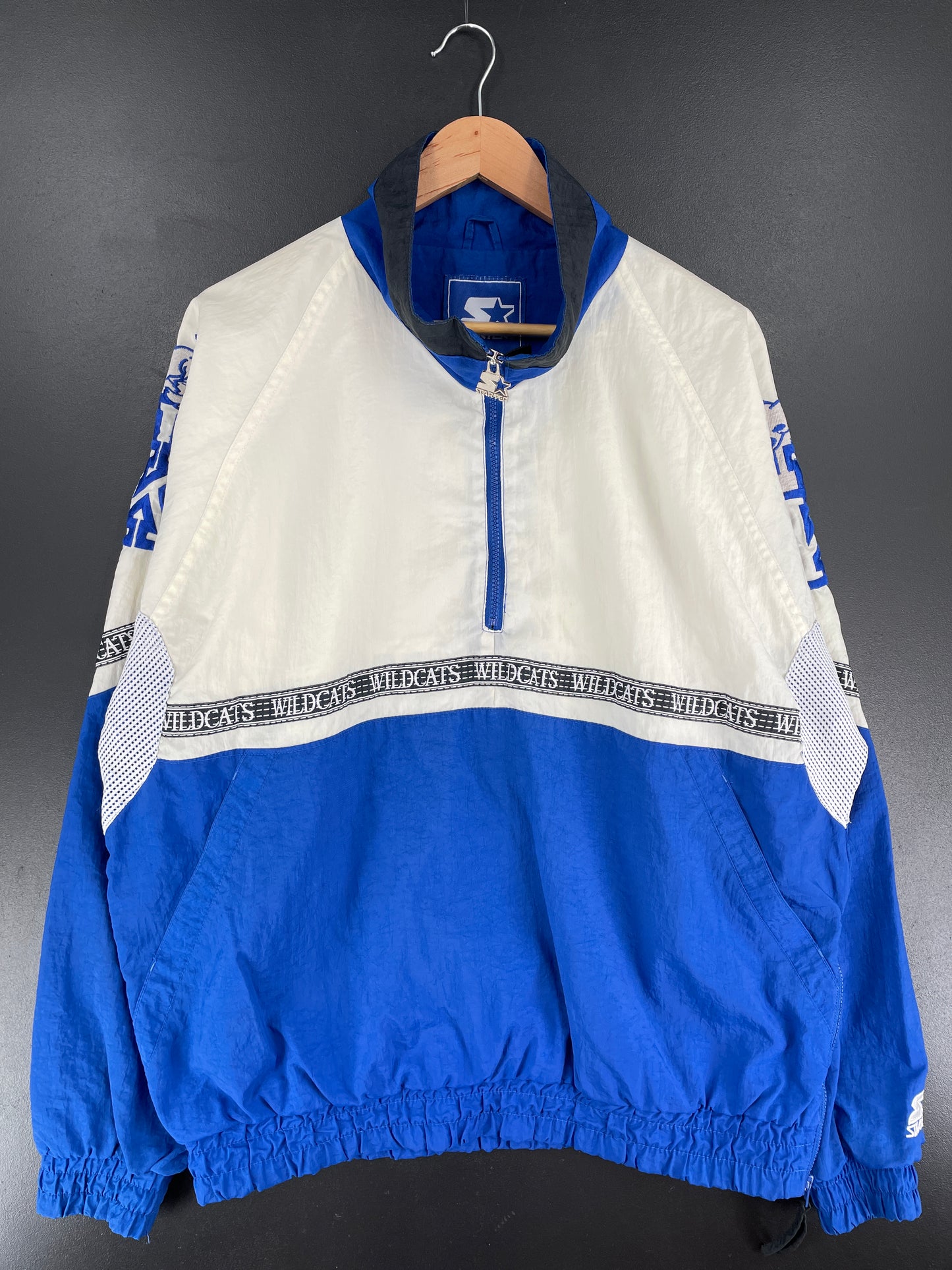 90’s STARTER x UNIVERSITY OF KENTUCKY Size XL Vintage College Nylon Jacket / E5766N