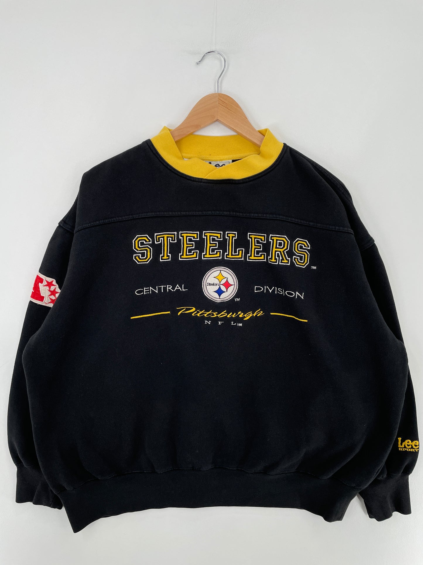 90’s PITTSBURGH STEELERS Size XL Vintage NFL Sweat-shirt / E3332S