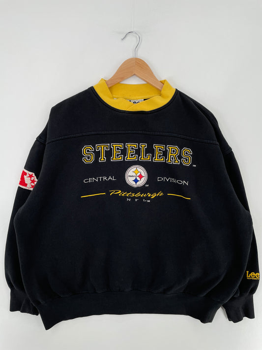 90’s PITTSBURGH STEELERS Size XL Vintage NFL Sweat-shirt / E3332S