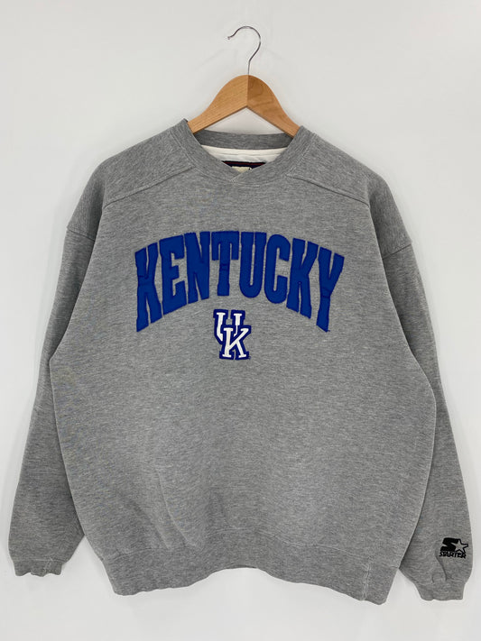 90’s STARTER x UNIVERSITY OF KENTUCKY Size L Vintage NFL Sweat - Shirt/ K6062