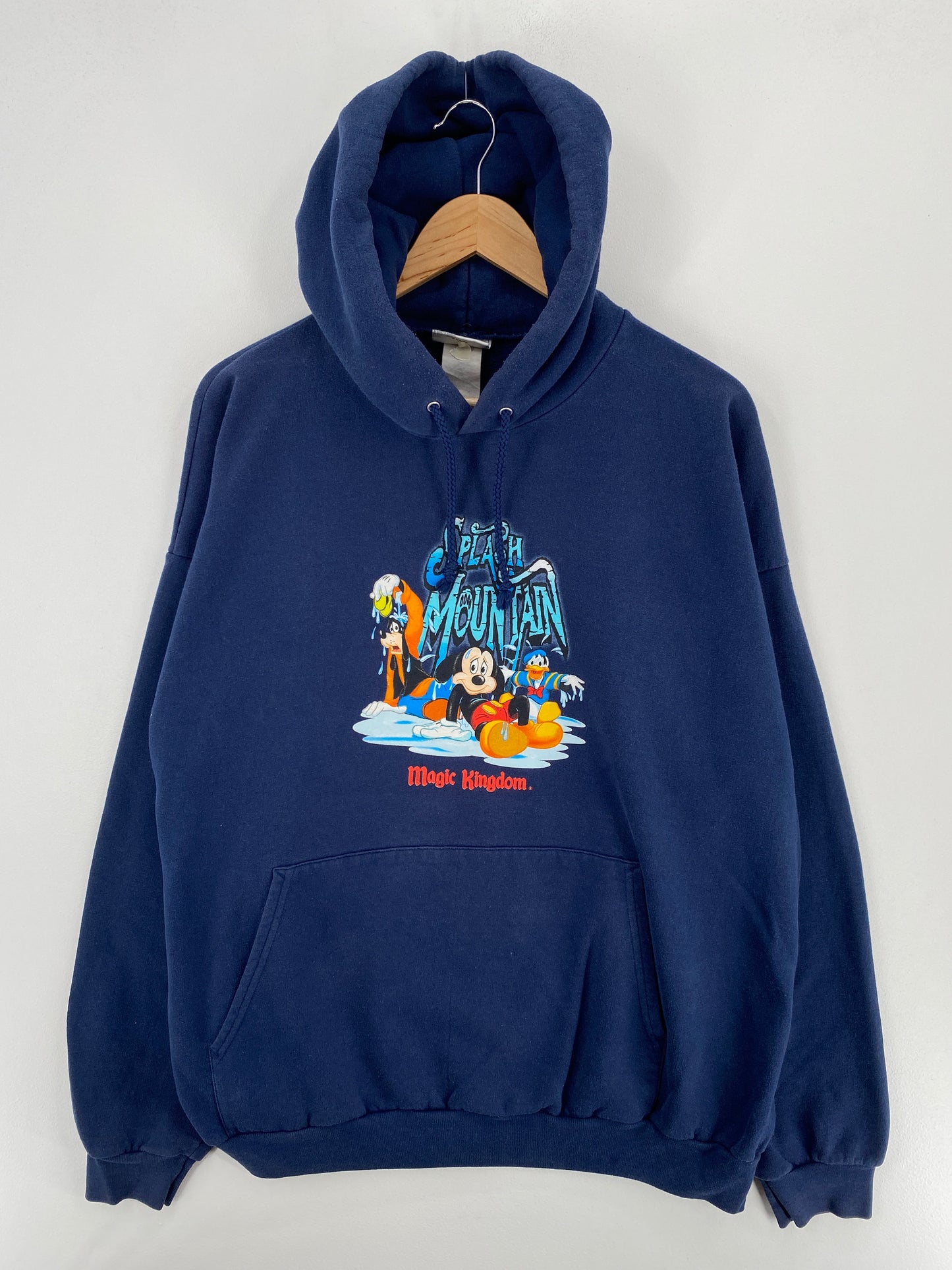 00' SPLASH MOUNTAIN MAGIC KINGDOM Size Approx.XL Vintage Hoodie Sweat-shirt / E5634S