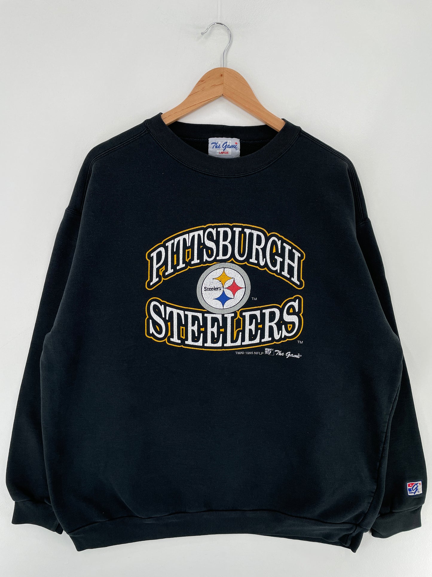 1995 PITTSBURGH STEELERS Size L Vintage NFL Sweat-Shirt / E6414S