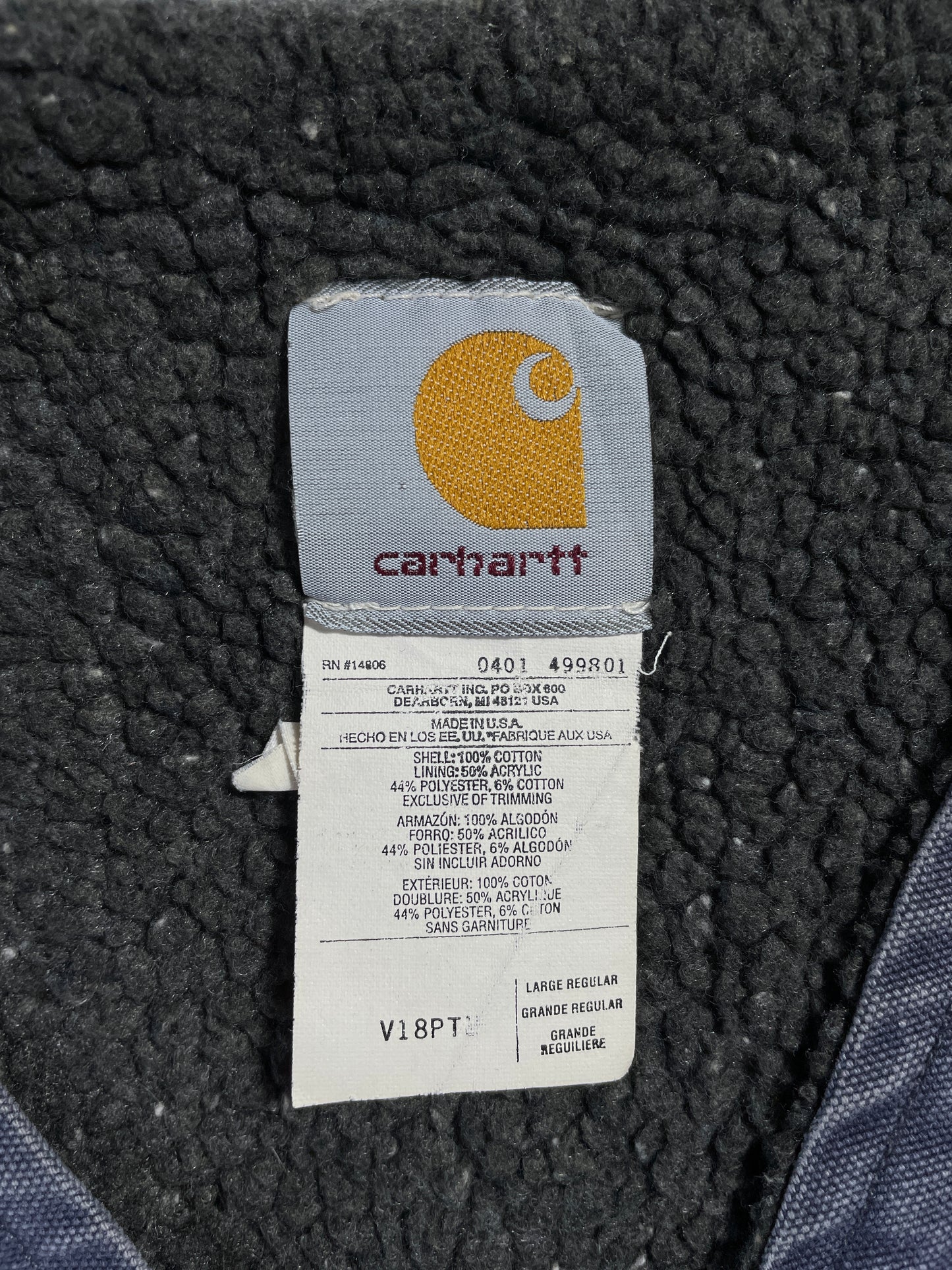 Vintage CARHARTT Made in USA Size L Duck Vest / A8646