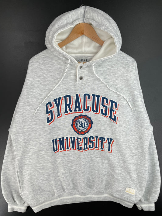 90’s SYRACUSE UNIVERSITY Size XL Vintage College Hoodie Sweat shirt / E4383S