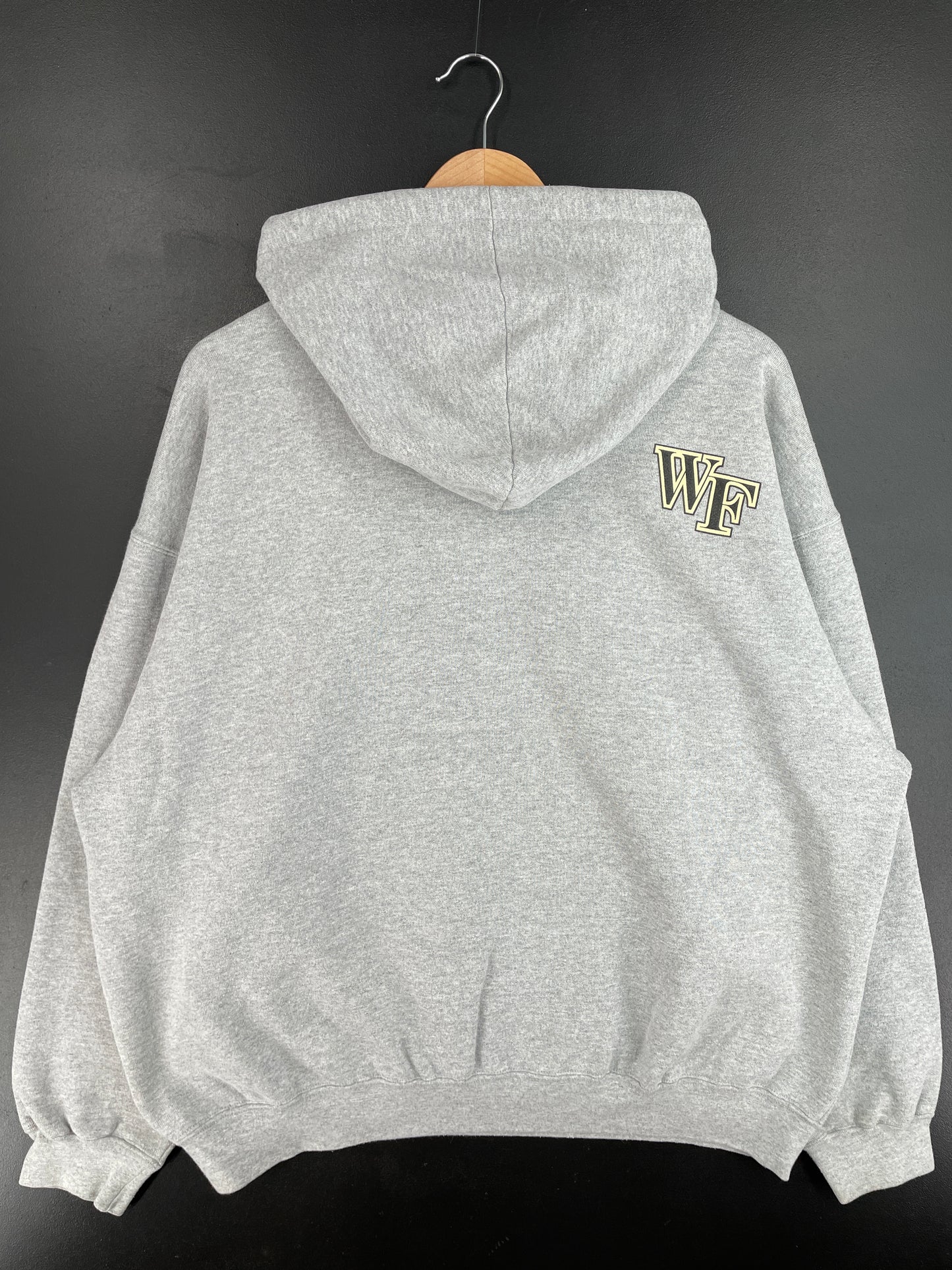 00' NIKE x DEMON DEACONS BASKETBALL Size L Vintage College Hoodie Sweat shirt / E4369S