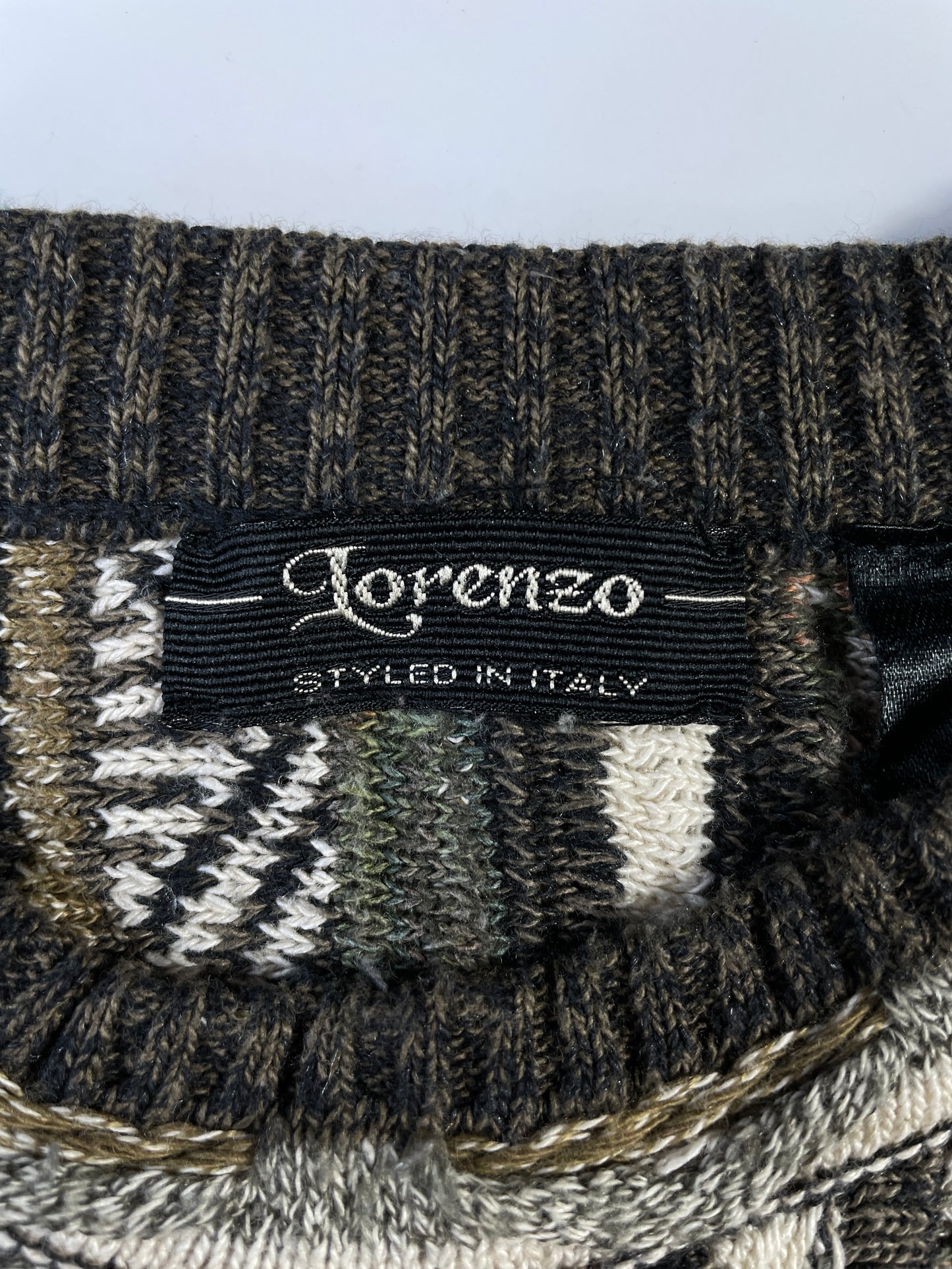 Vintage 3D COOGI- Style Size Approx.L Knit Sweater / A8688