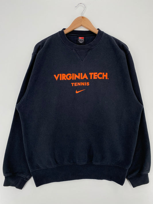 00’ NIKE Virginia Tech Tennis Size M Sweat-Shirt / A2772