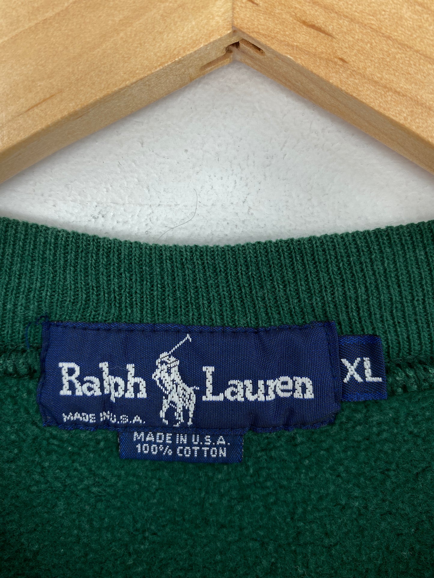 90’s RALPH LAUREN Made in USA Size XL Vintage Sweat-Shirt/ A4242