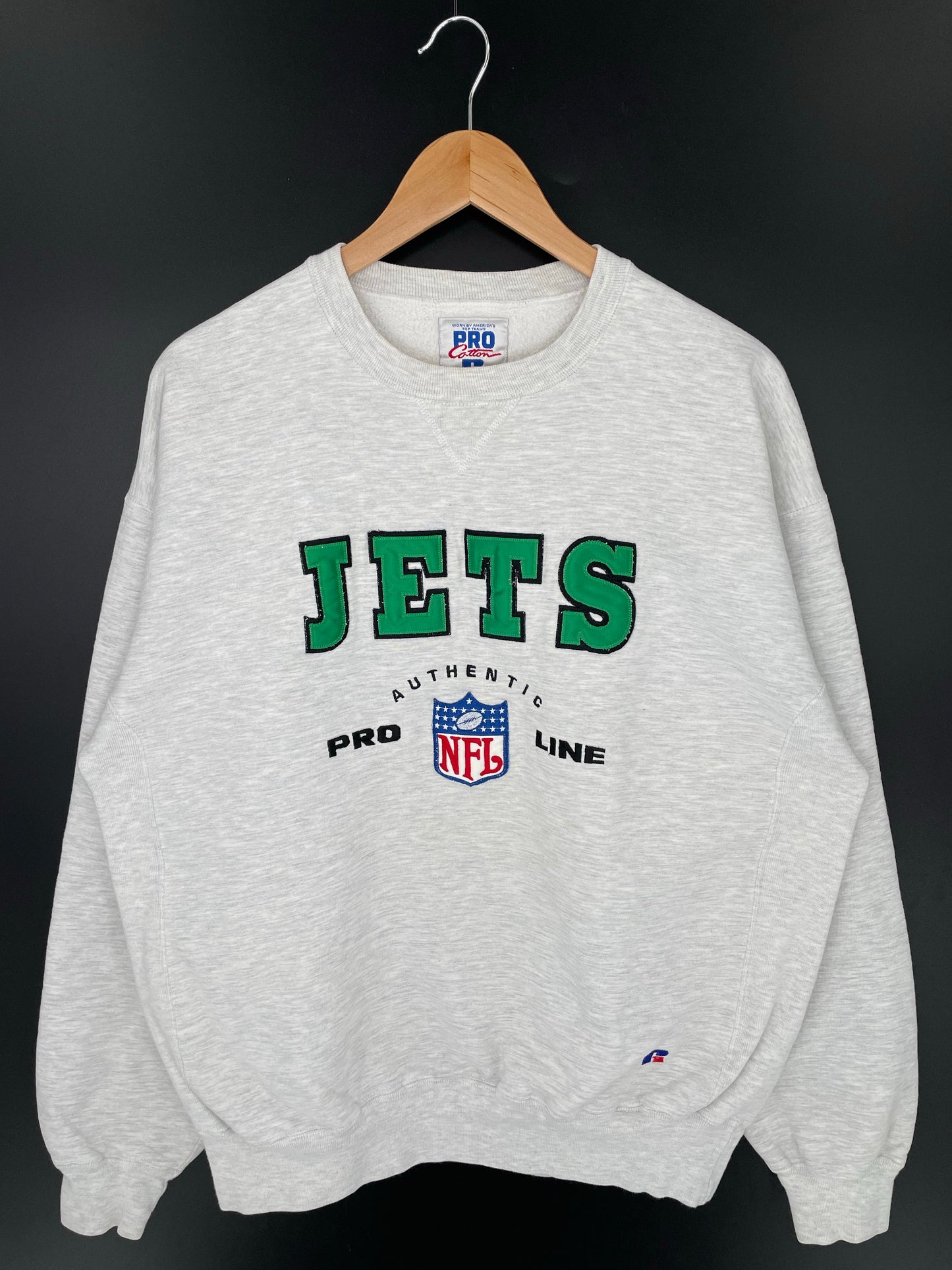 90’s NEW YORK JETS Made in USA Size XL NFL Sweat-Shirts/ K9104