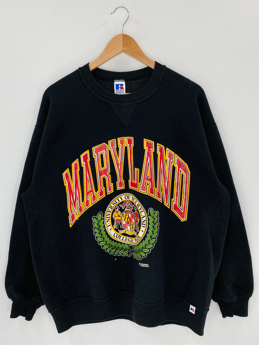 90’s UNIVERSITY OF MARYLAND Made in USA Size XXL Sweat-Shirt / K6167