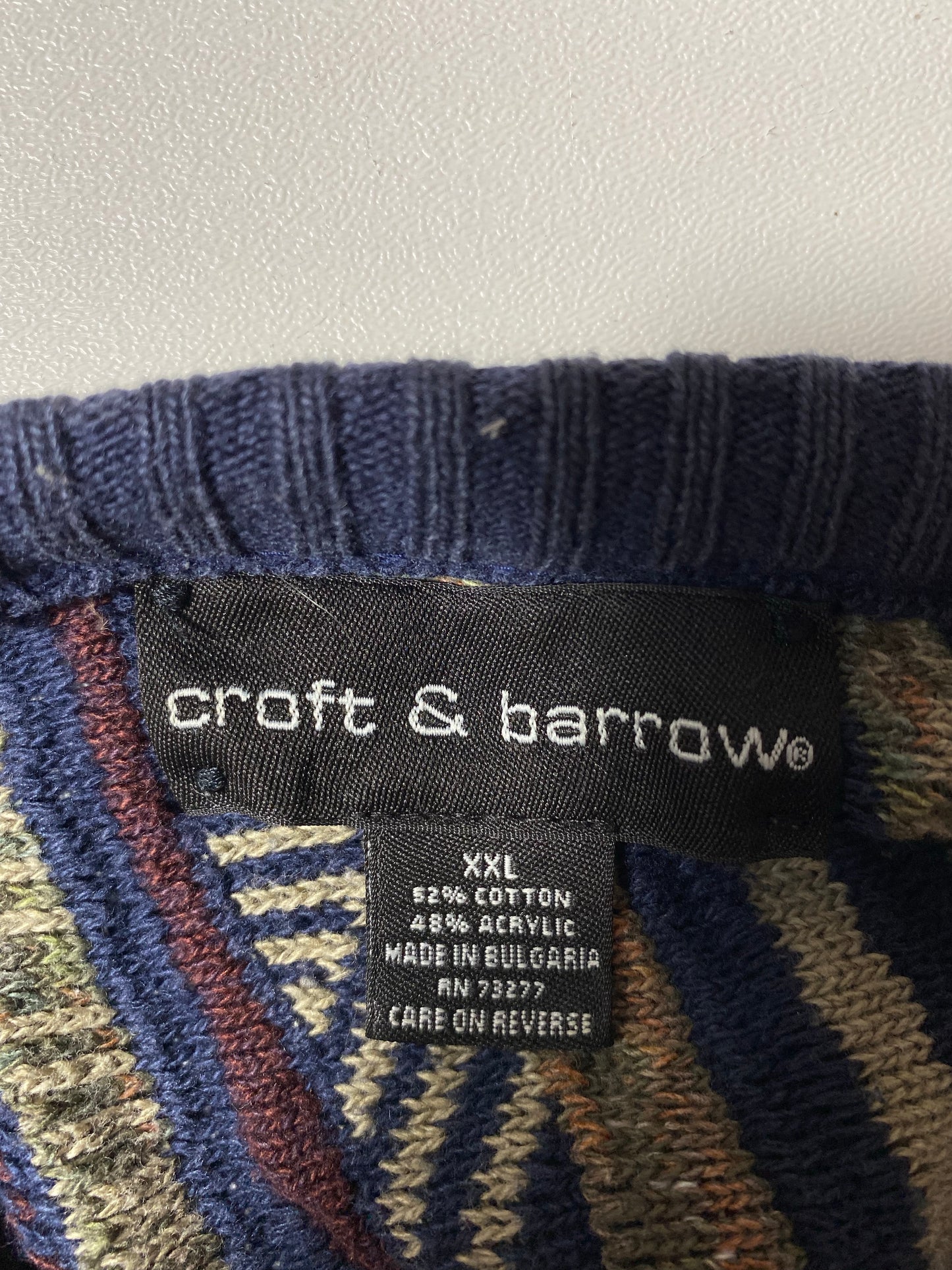 Vintage 3D COOGI- Style Size XXL Knit Sweater / K4741