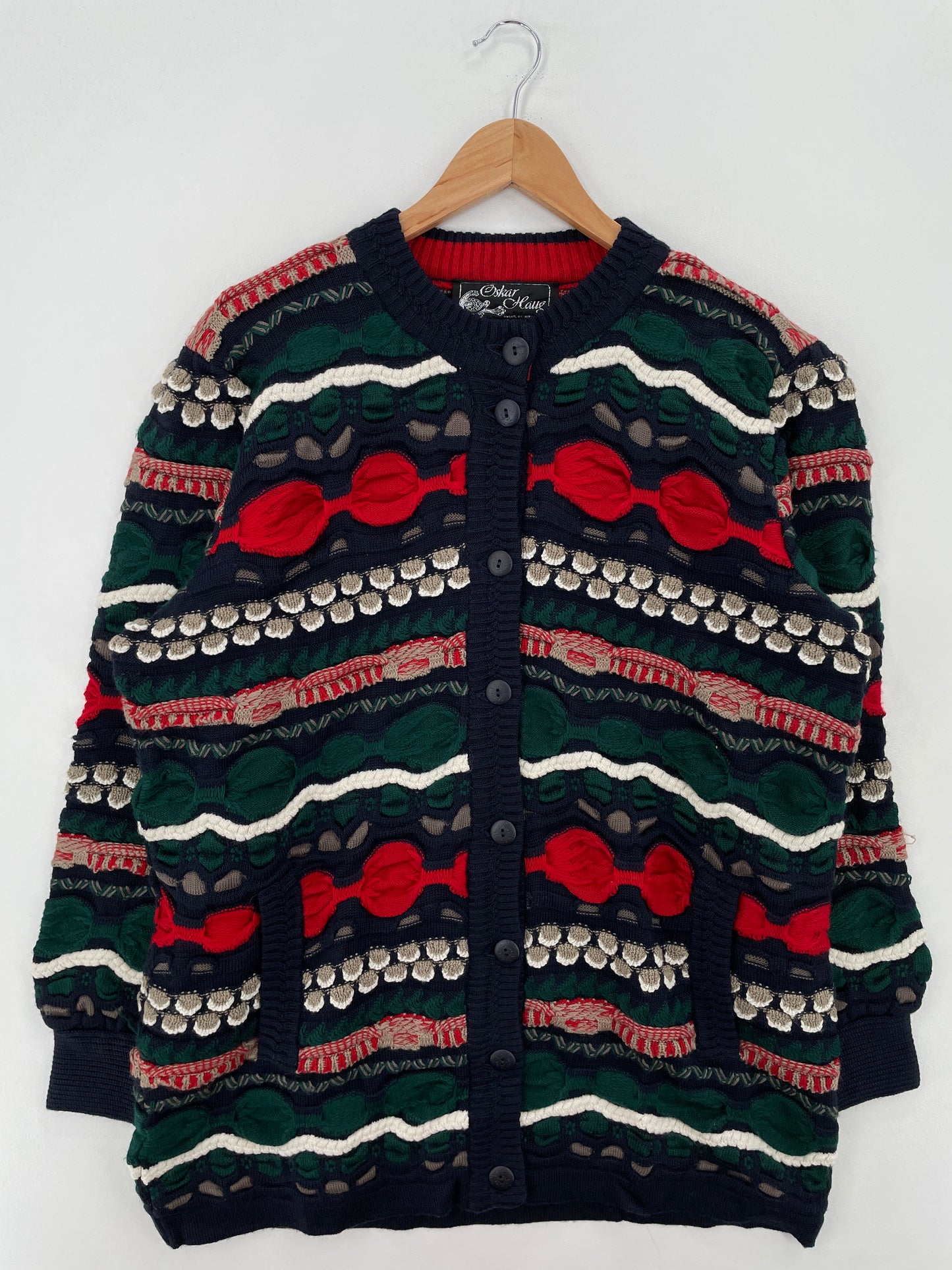 Vintage 3D COOGI- Style Approx. Size XL Knit Sweater / A7669