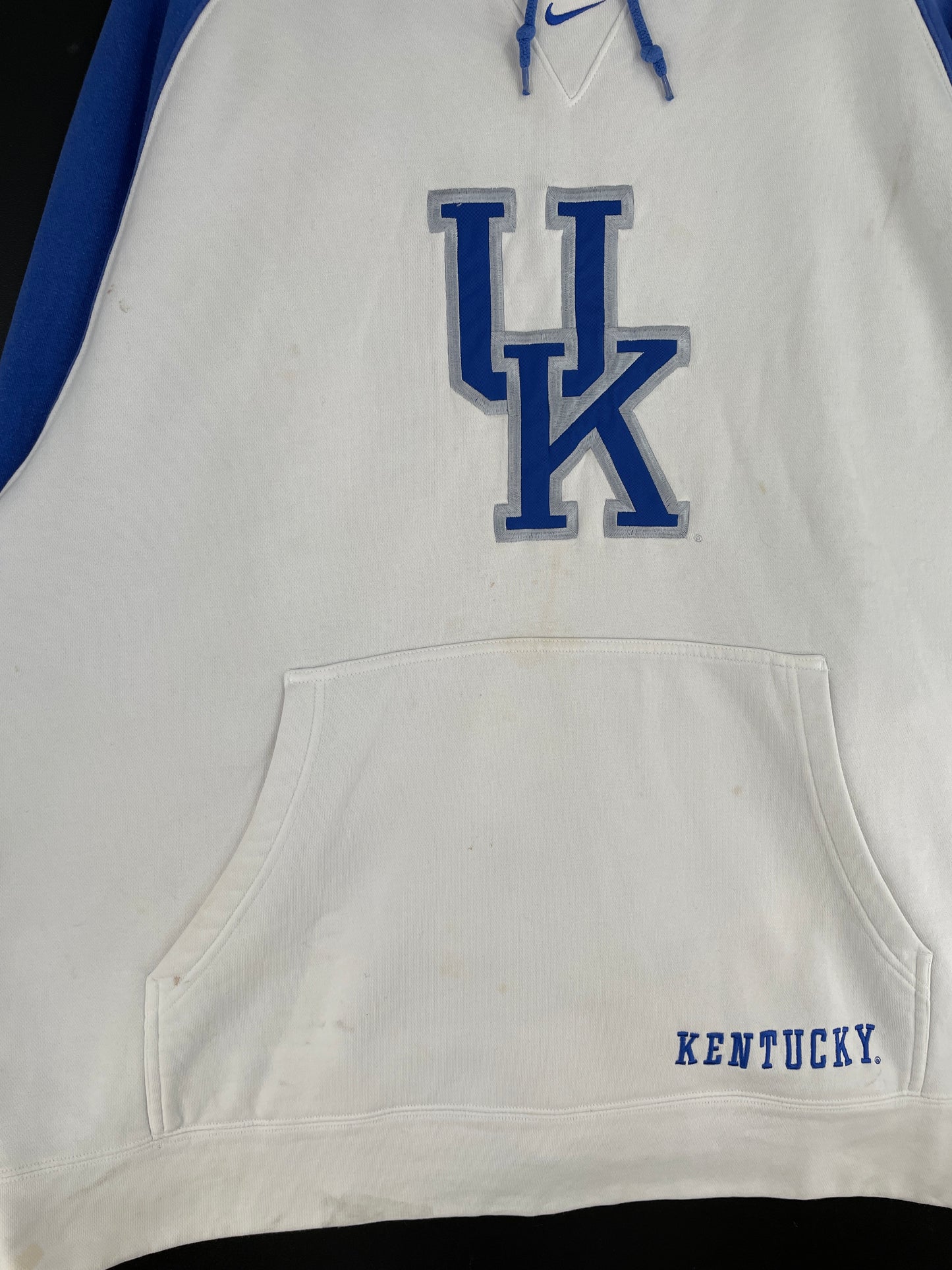 00' NIKE x UNIVERSITY OF KENTUCKY Size XL Hoodie Vintage College Sweat-Shirt / A9799