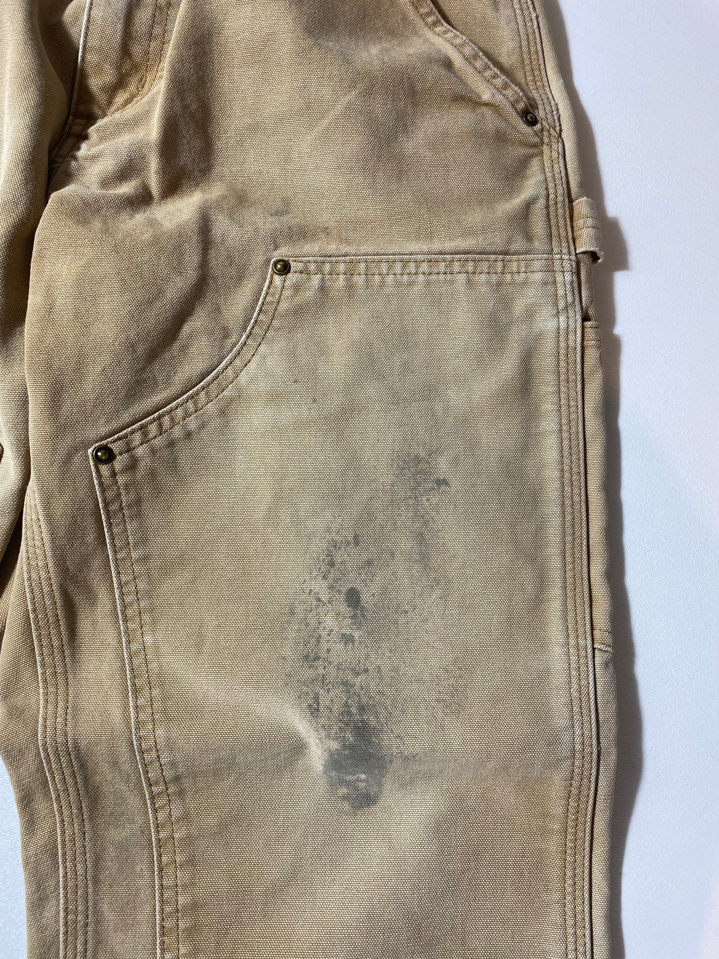 Vintage CARHARTT Size W30xL28.5 Double Knee Duck Pants / K9459