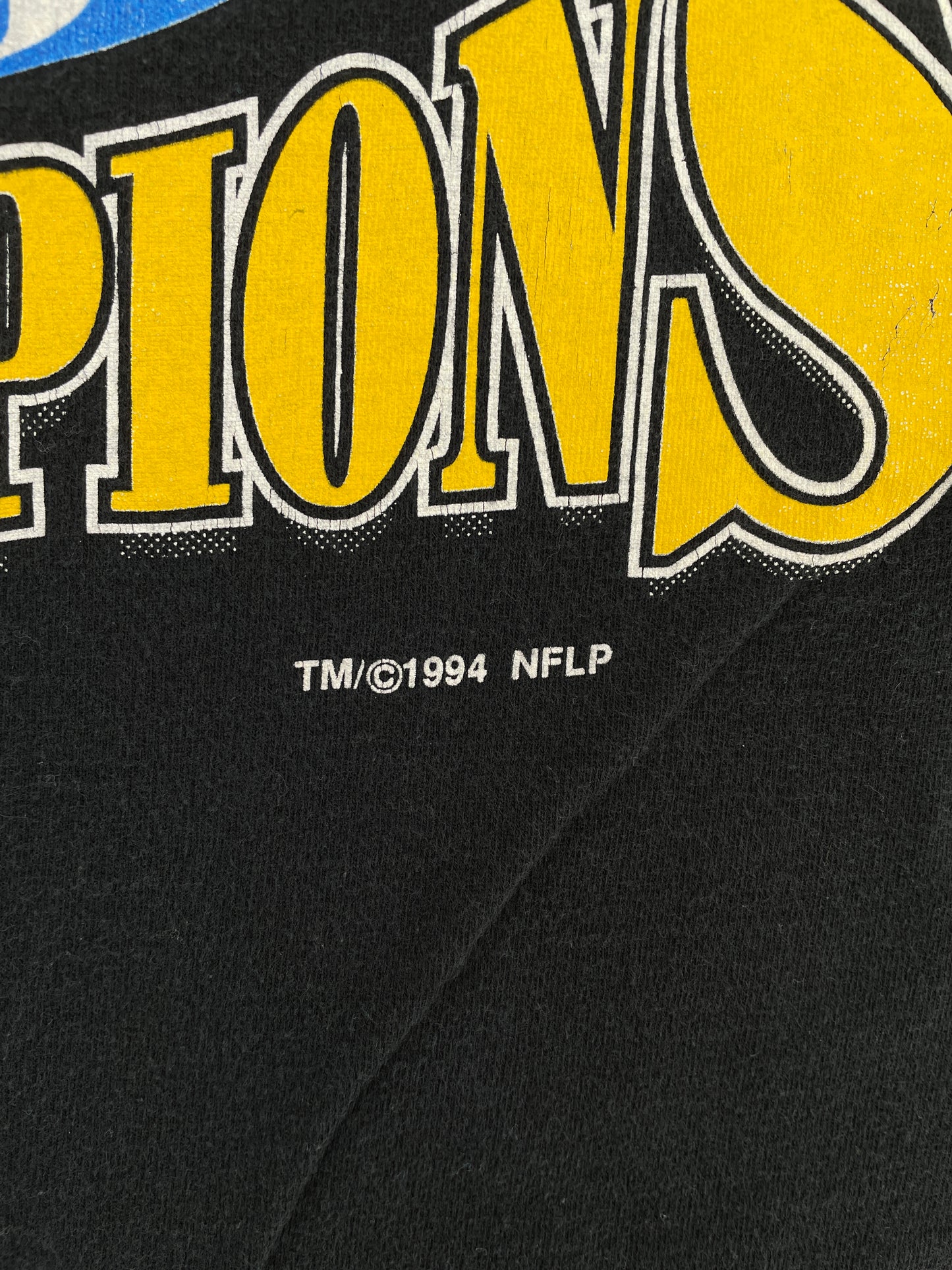 1994 PITTSBURGH STEELERS Made in USA Size XL Vintage NFL T-Shirt / E5175T