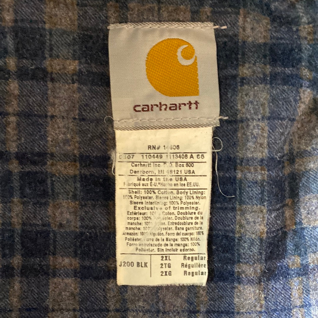 .Vintage CARHARRT Size XXL Duck Jacket / A9301