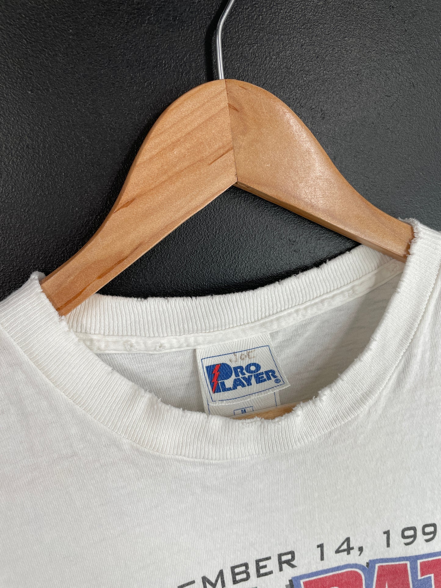 1997 SUPER BOWL NEW YORK JETS x NEW ENGLAND PATRIOTS Made in USA Size M Vintage NFL T-Shirt / E4258T