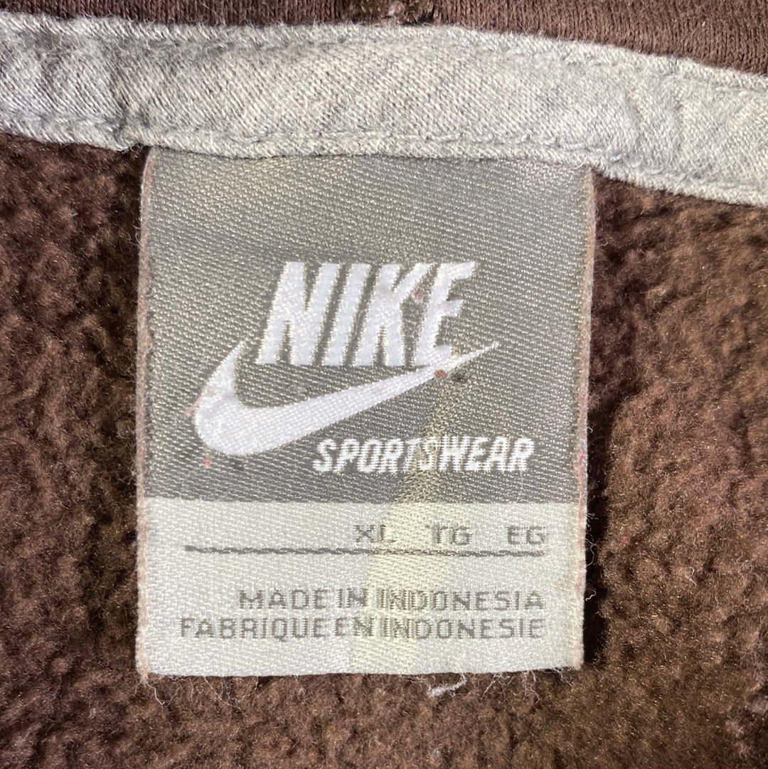 00' NIKE Size XL Vintage Hoodie Sweat-Shirt / E5491S
