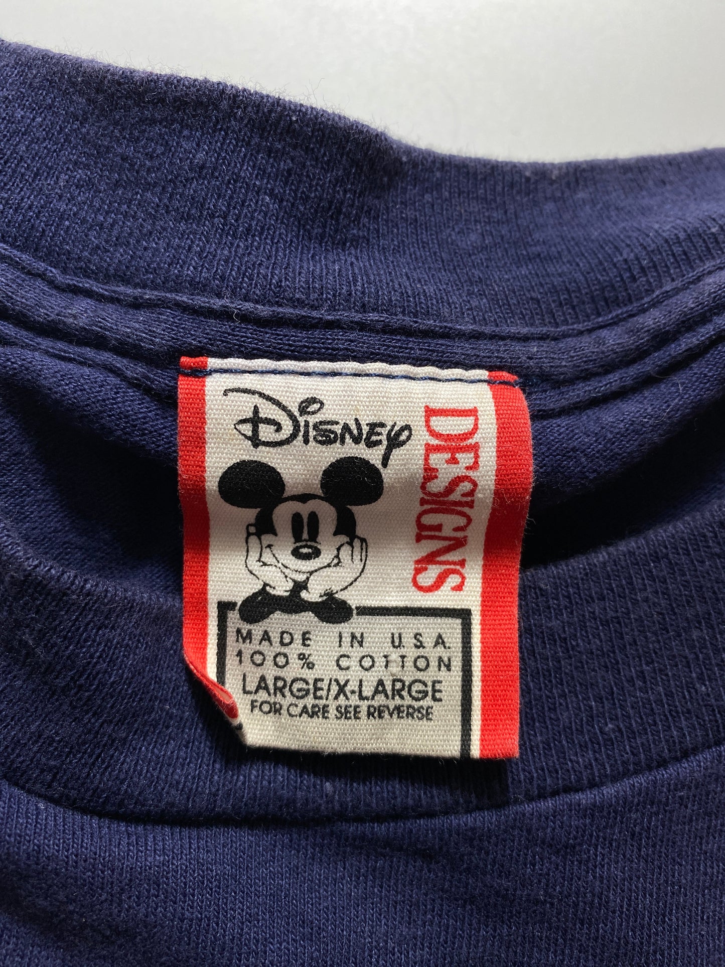 90's DISNEY MICKEY MOUSE Made in USA Size L-XL Vintage T- Shirt / A2251