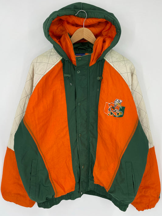 90’s STARTER x MIAMI HURRICANES Size M Nylon Jacket / K6910
