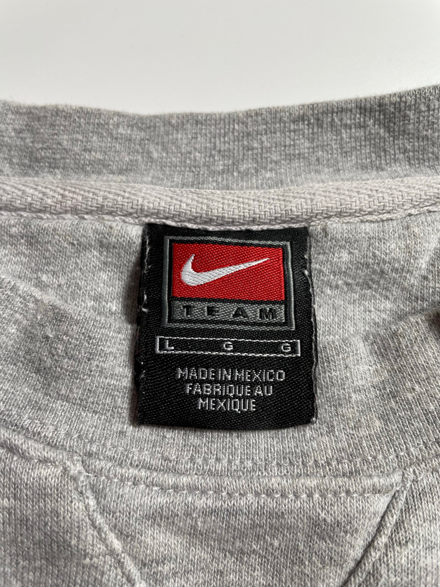 00' NIKE ILLINOIS Size L Vintage College Sweat-shirt / K9277