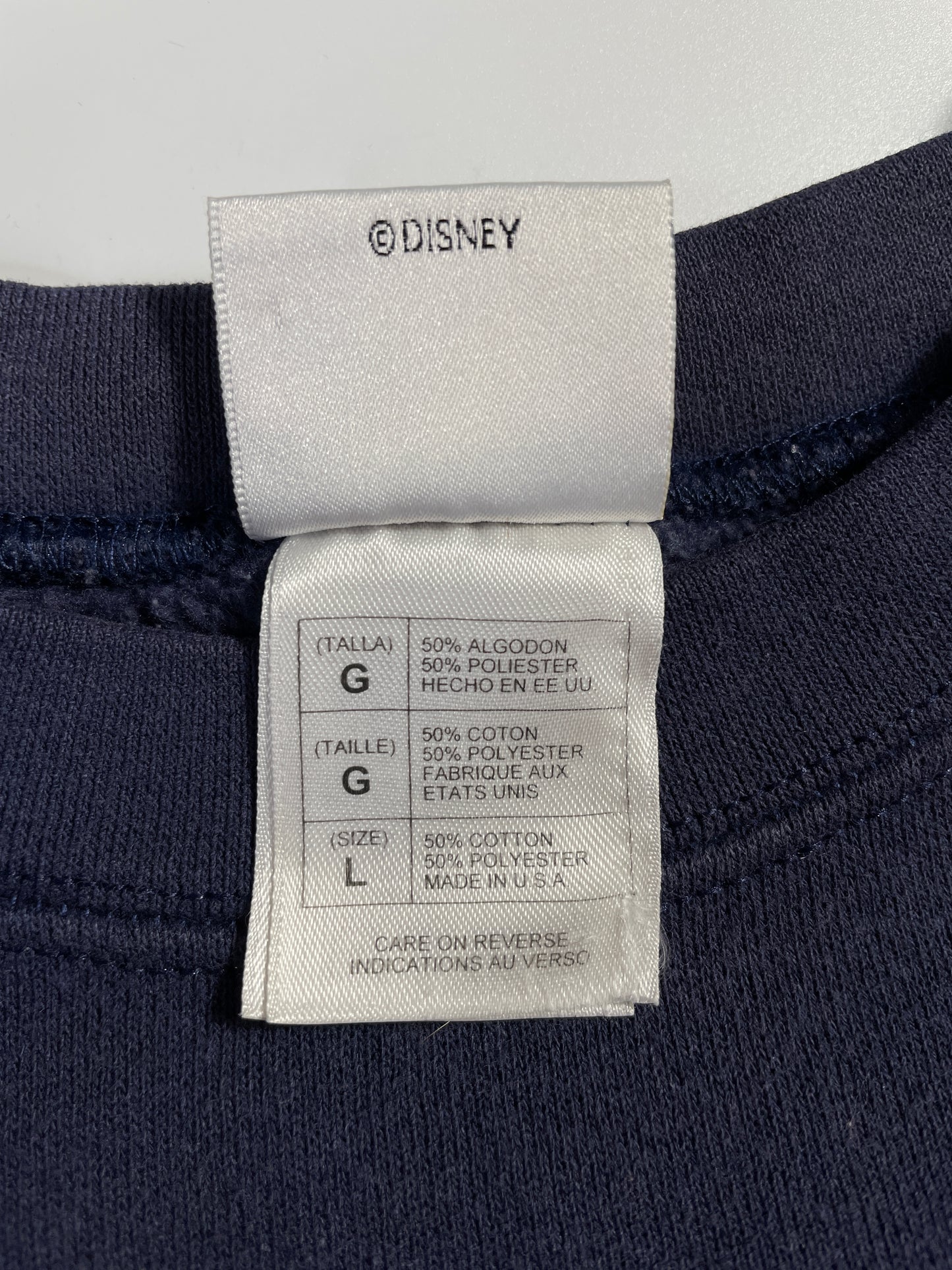 00' DISNEY EEYORE Made in USA Size L Vintage Sweat-shirt / E148