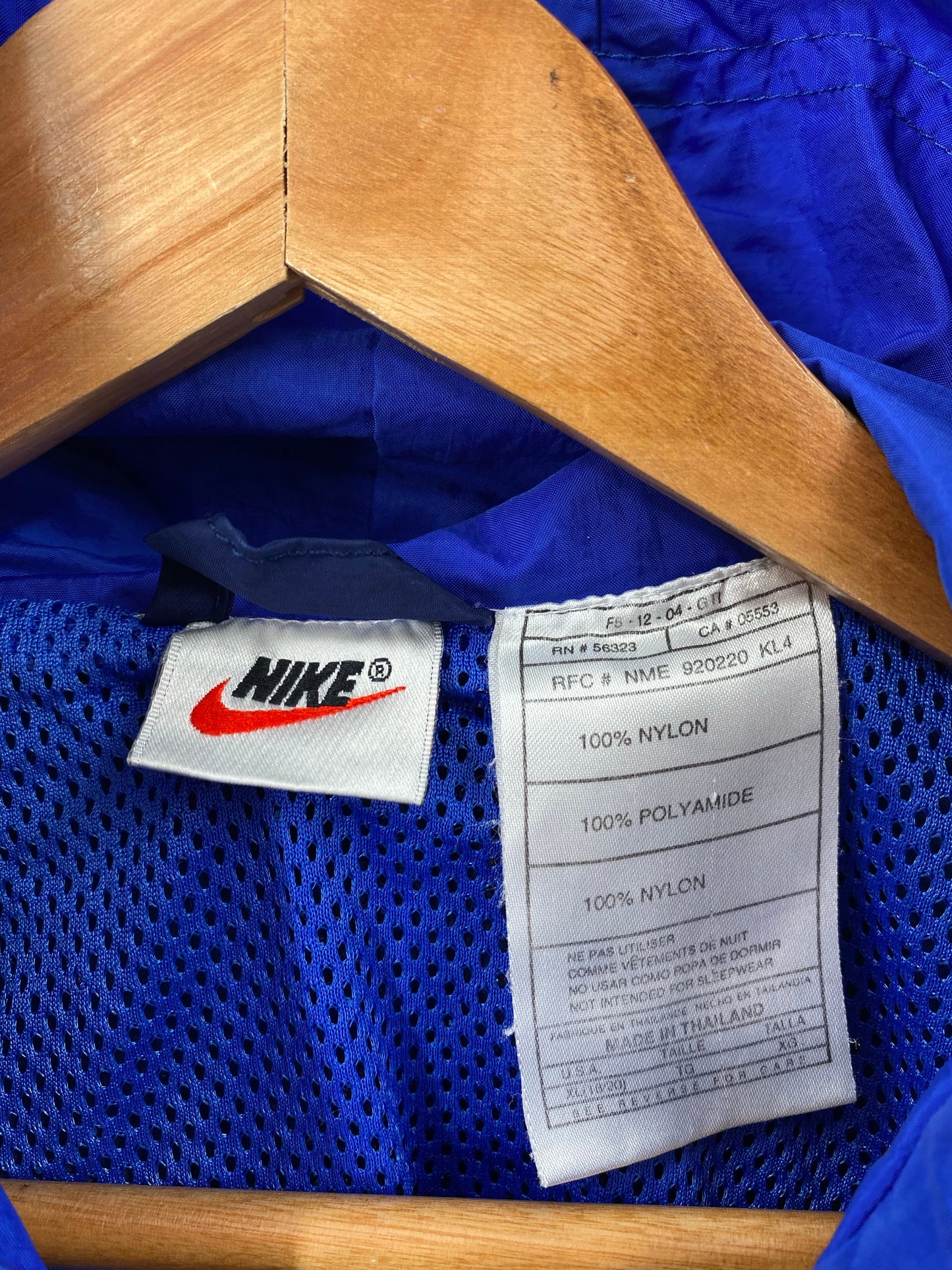 .90's NIKE Size Kids.XL Vintage Nylon Jacket / A9279