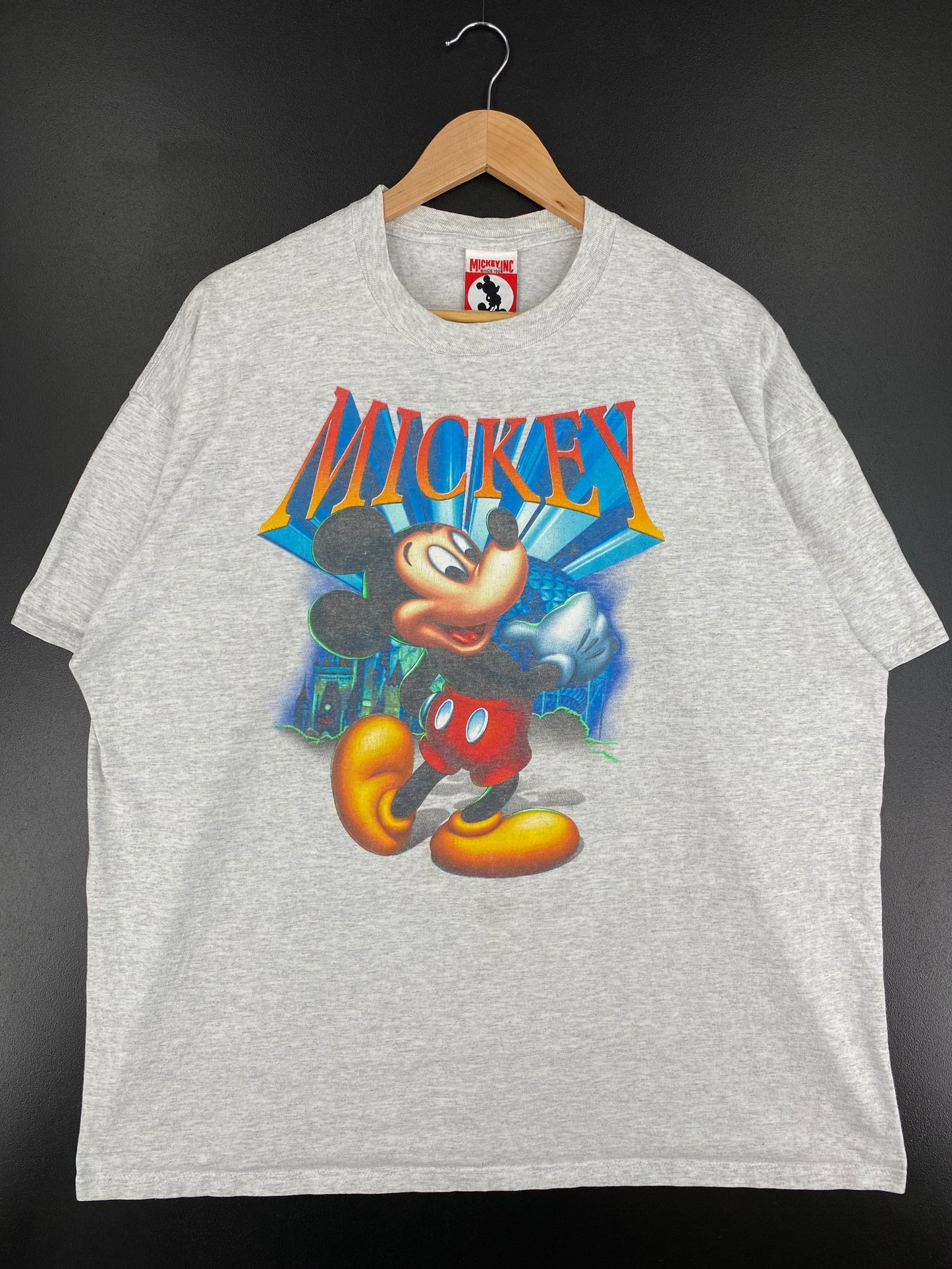 .90’s DISNEY MICKEY Made in USA Size XXL Vintage T-Shirt / E2309T