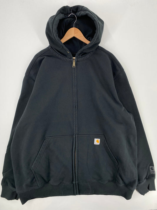 Vintage CARHARTT Size XXXL Zip Up Hoodie Sweat-Shirt / A665