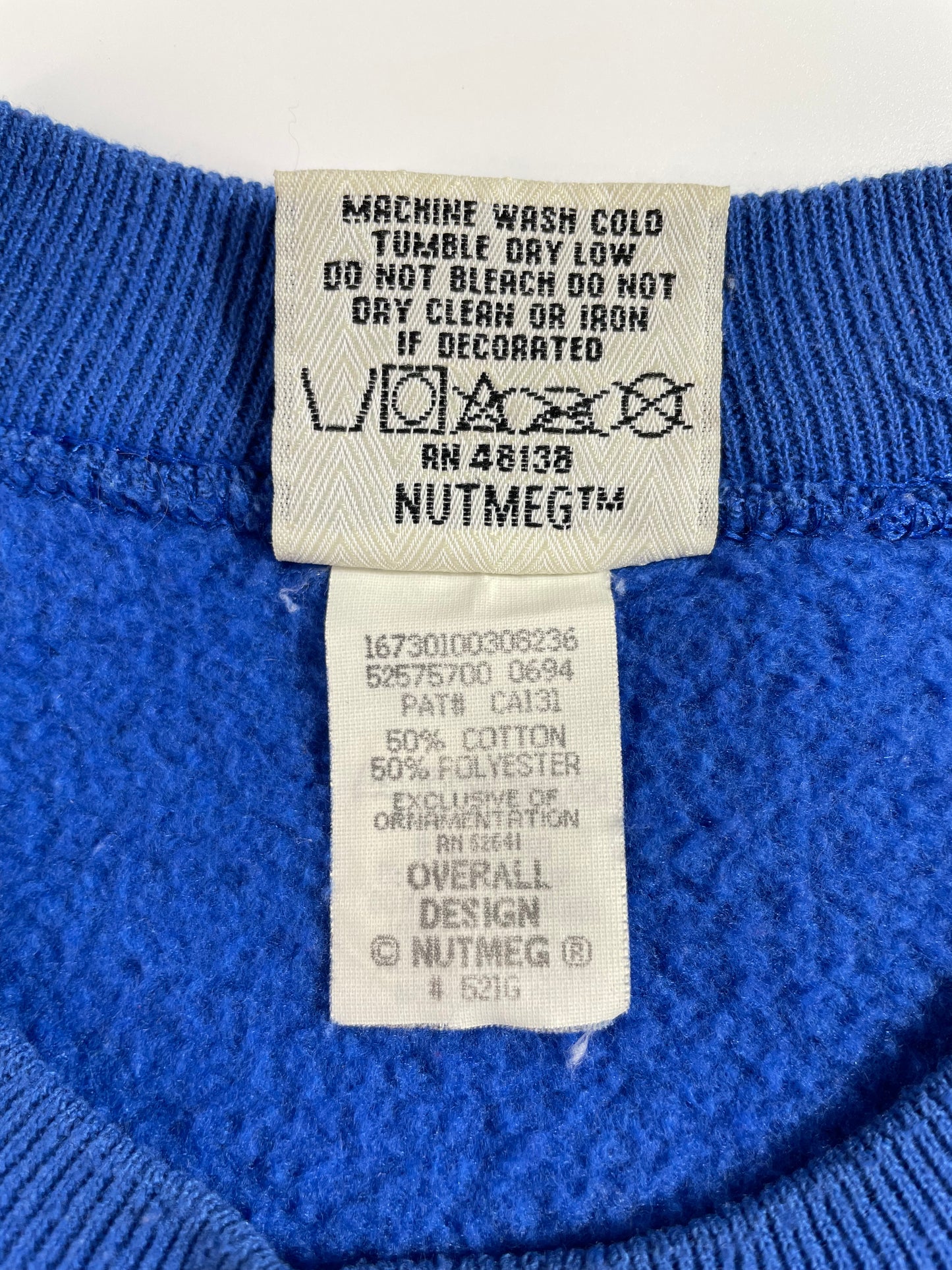 1994 NEW YORK GIANTS Made in USA Size XL Vintage NFL Sweat-shirt / A1997