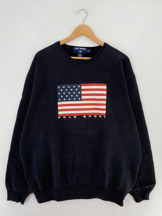 90’s POLO SPORTS RALPH LAUREN Size XL Vintage Sweat-Shirts/ E3911S
