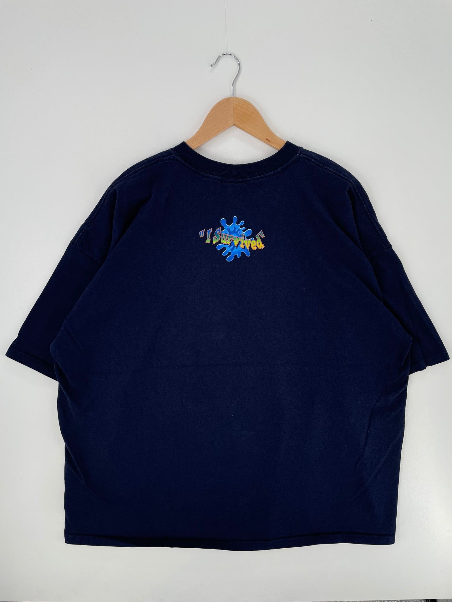 00' DISNEY MICKEY SPLASH MOUNTAIN Size XXL Vintage T-Shirts / A776