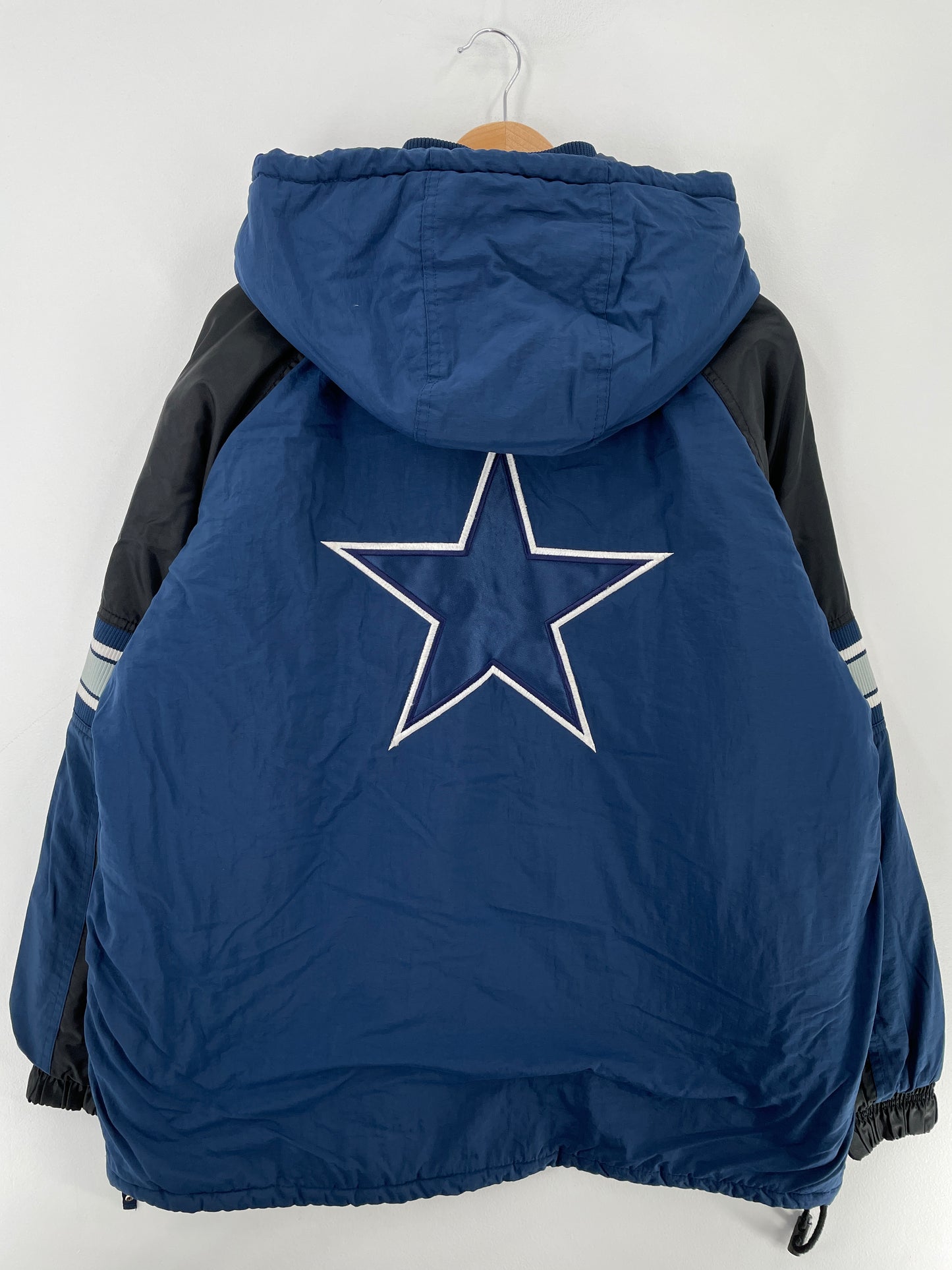 90’s STARTER x DALLAS COWBOYS Size L Vintage NFL Padded Nylon Jacket / E5046J