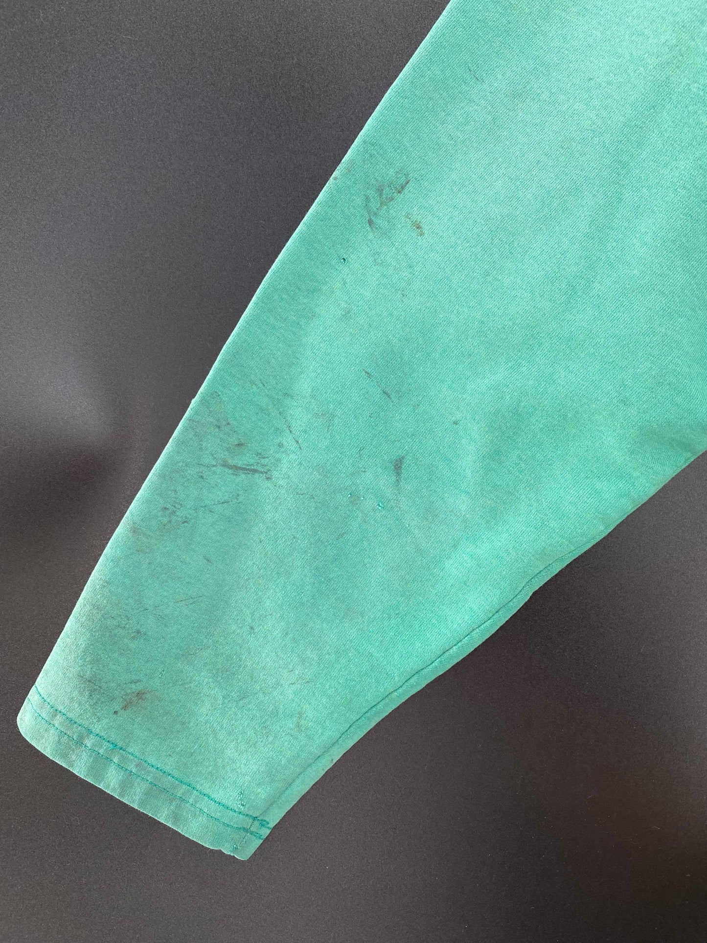 1993 ANAHEIM DUCKS MIGHTY Made in USA Size XL Vintage NHL Hoodie Long Sleeve T-Shirt /