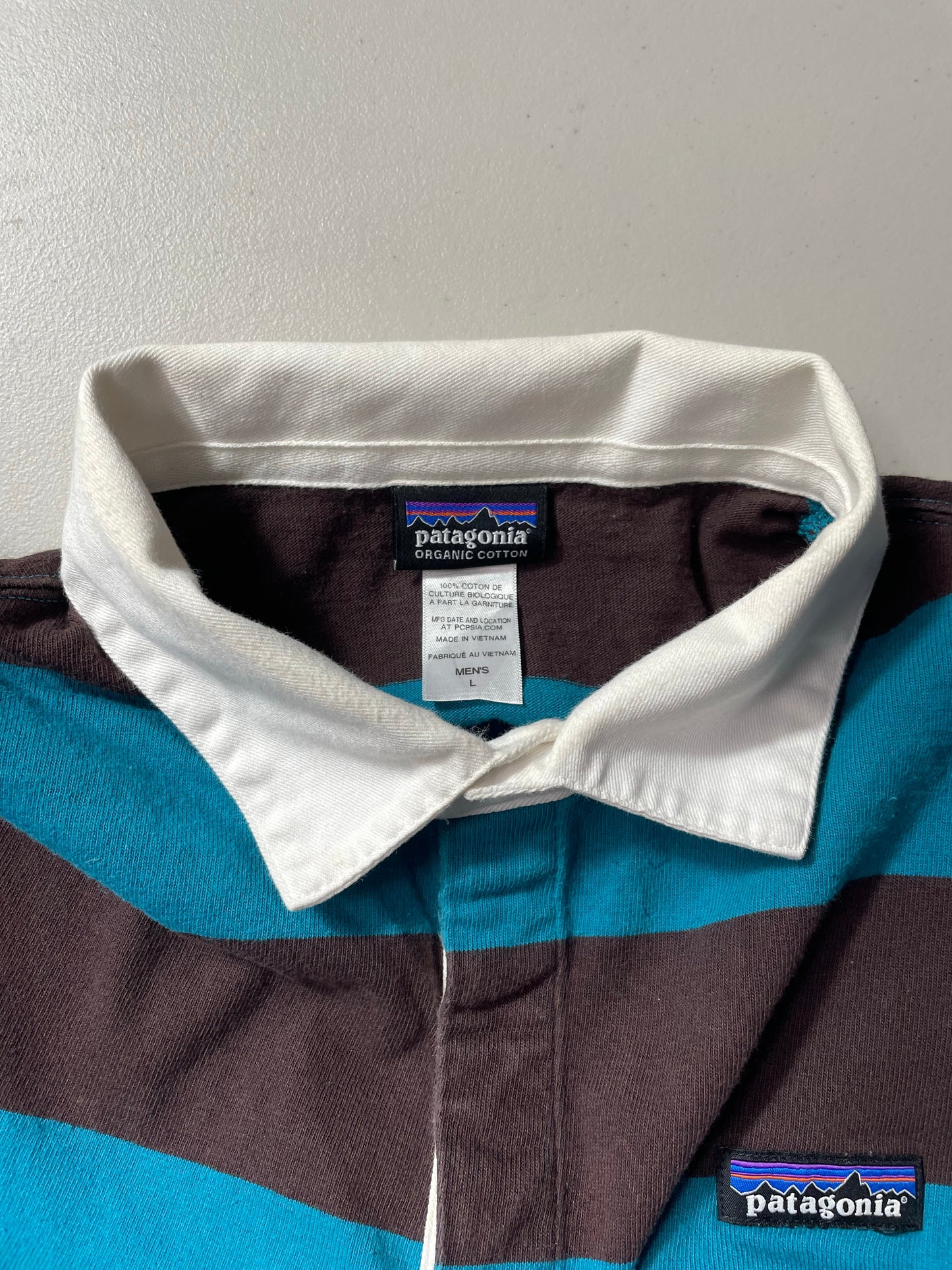 Vintage PATAGONIA Size L Rugby-Shirt / A8924