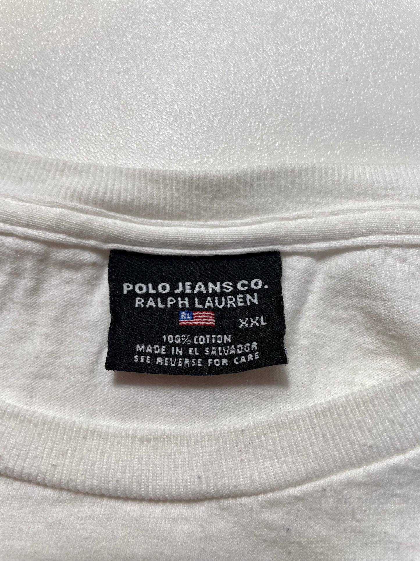 Vintage POLO JEANS RALPH LAUREN Size XXL Vintage Long Sleeve T-shirt / A1016