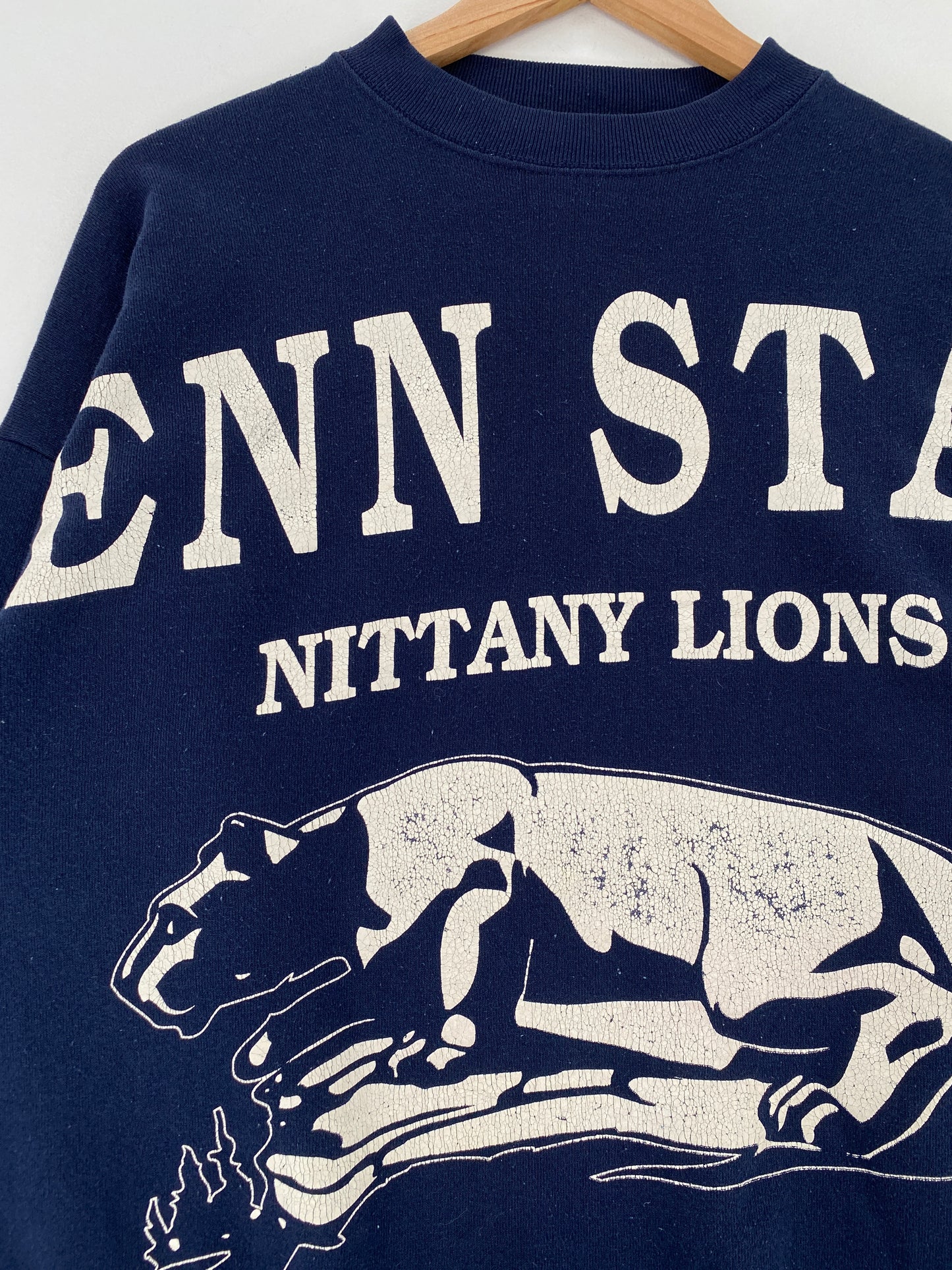 90's PENN STATE NITTANY LIONS Made in USA Size XL Vintage College Sweat-Shirt / E6167S