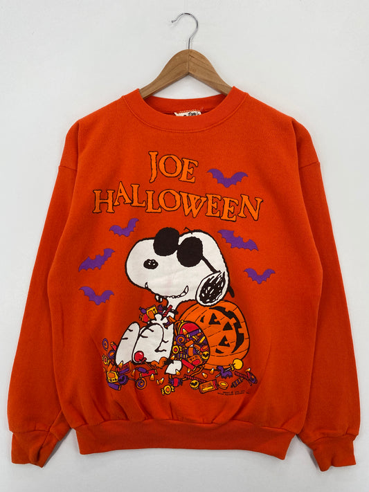 90’s SNOOPY HALLOWEEN Made in USA Size L Vintage Sweat-shirt / A7283