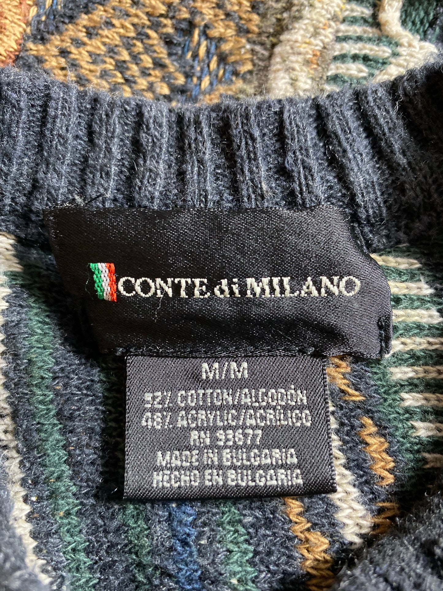 Vintage 3D COOGI- Style Size M Knit Sweater / K8052