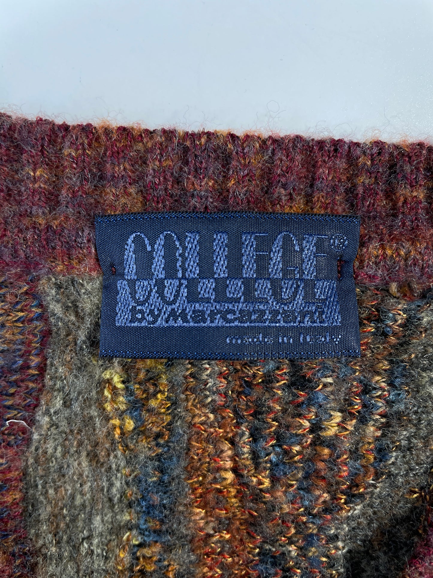 Vintage 3D COOGI- Style Size Approx.XL Wool Knit Sweater / A9699