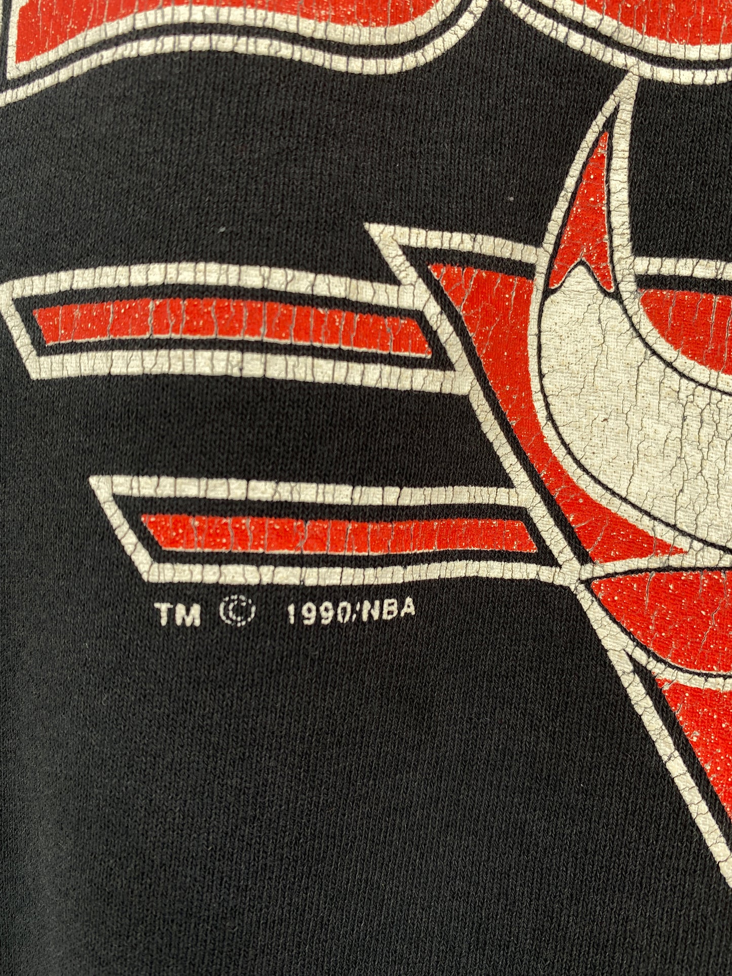 1990 CHICAGO BULLS Made in USA Size L Vintage NBA Sweat-Shirt / A5340