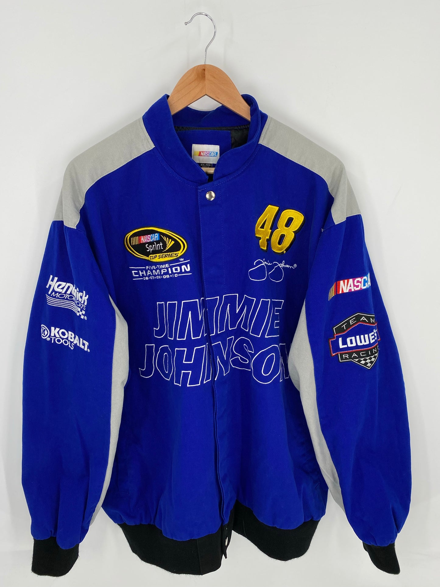 Vintage Lowe’s x NASCAR JIMMIE JOHNSON Size XXL Racing Jacket/ K8307