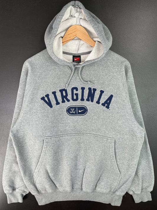 00' NIKE x VIRGINIA Size S Vintage College Hoodie Sweat-Shirt / A6885