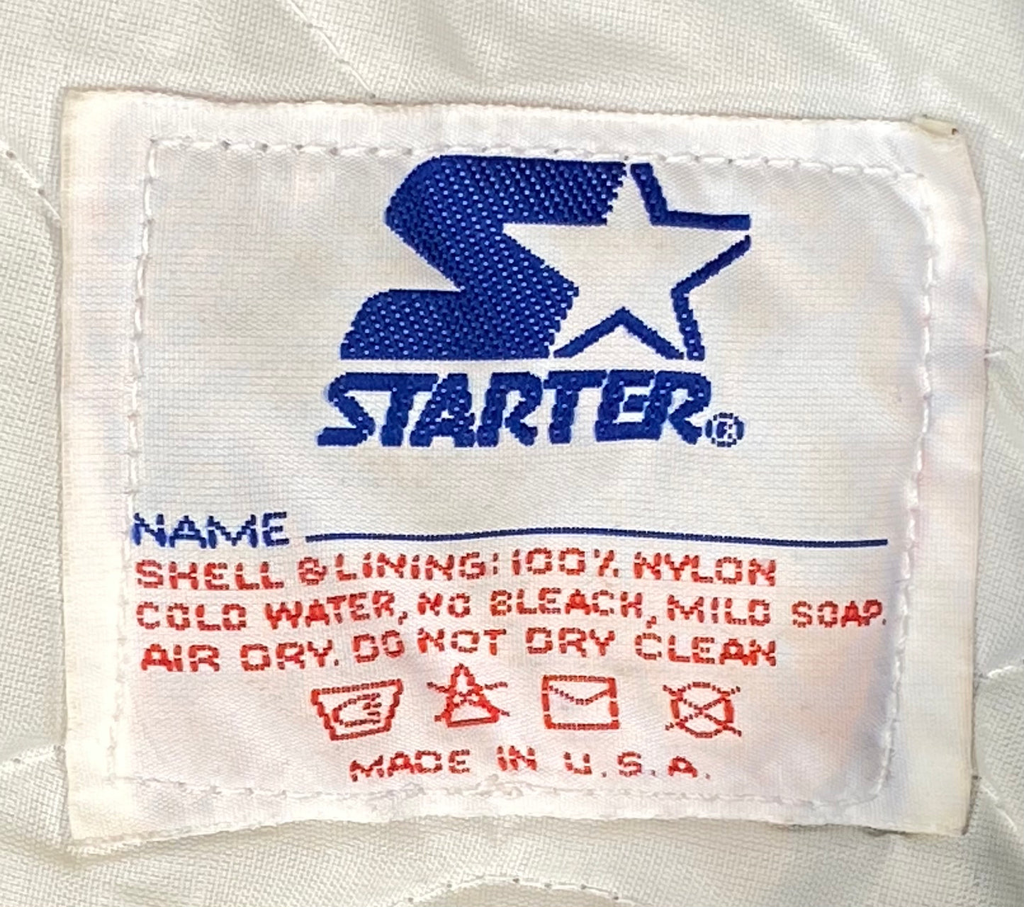 90's Starter x Broncos Vintage Padded NFL Nylon Jacket / 5035