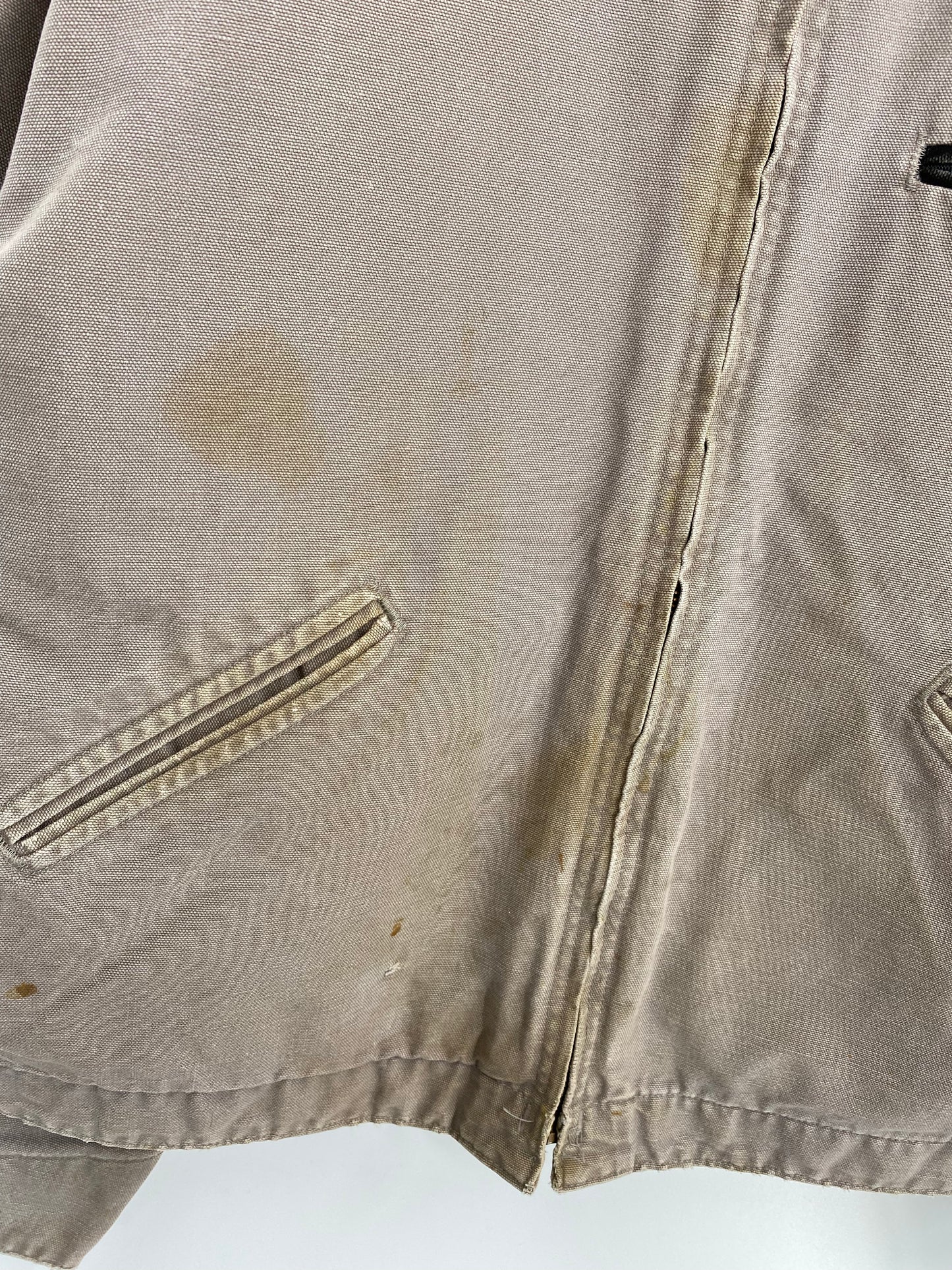 Vintage CARHARTT Made in USA Size L Zip-up Sweat-shirt Jacket / K8113