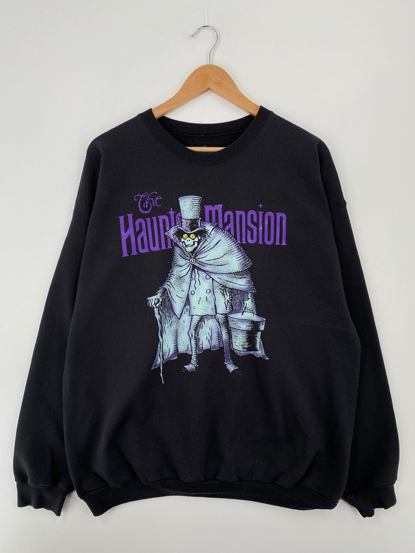 Vintage THE HAUNTED MANSION HALLOWEEN Size XL Vintage Sweat-shirt / A8752