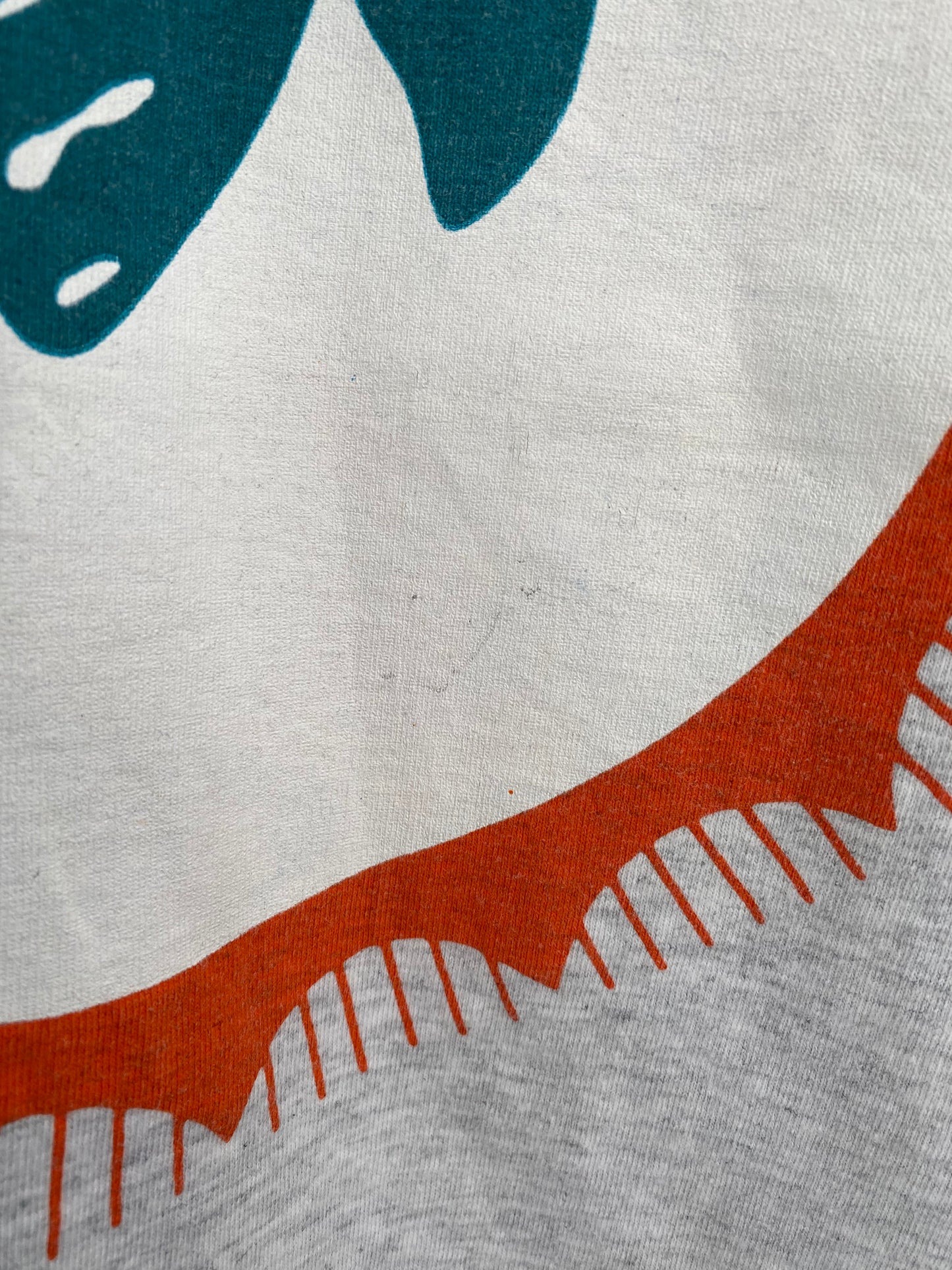 1993 MIAMI DOLPHINS Made in USA Size L Vintage NFL T-shirt / A171