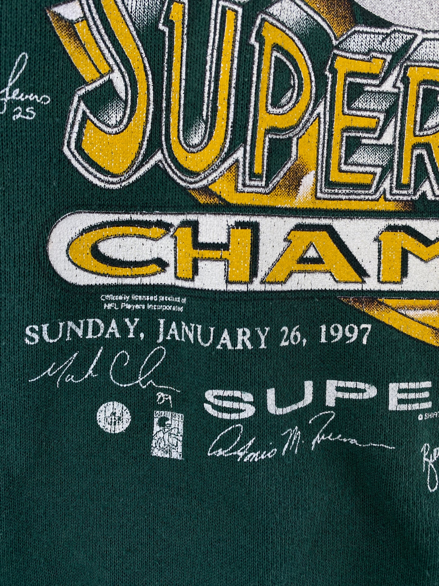 .1995 GREEN BAY PACKERS Made in USA Size XXL Vintage NFL Sweat-Shirts/ E6340S