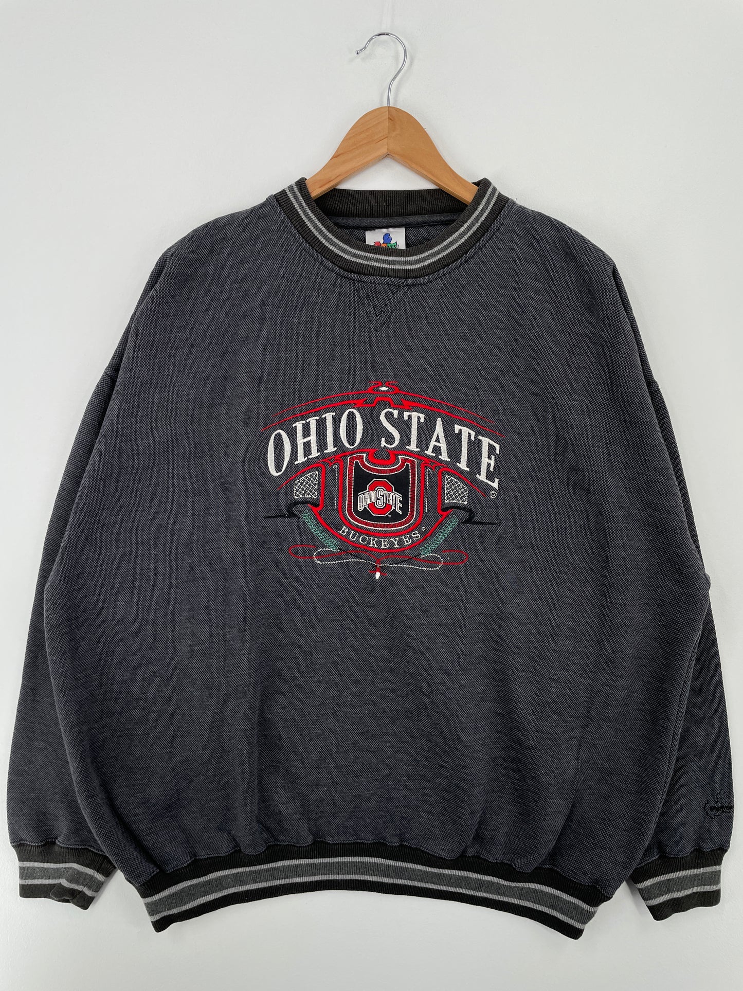 90’s OHIO STATE Size XL College Sweat-shirt / A9014